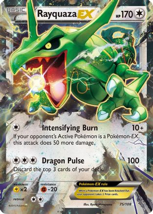 Rayquaza EX (75/108) [XY: Roaring Skies] - Trinity Hobby