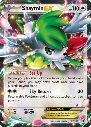 Shaymin EX (77/108) [XY: Roaring Skies] - Trinity Hobby