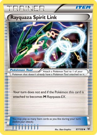 Rayquaza Spirit Link (87/108) [XY: Roaring Skies] - Trinity Hobby