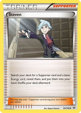 Steven (90/108) [XY: Roaring Skies] - Trinity Hobby