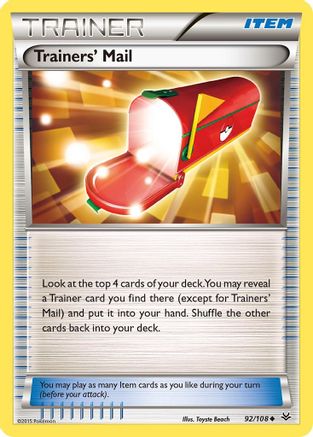 Trainers' Mail (92/108) [XY: Roaring Skies] - Trinity Hobby