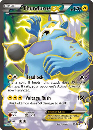 Thundurus EX (98/108) [XY: Roaring Skies] - Trinity Hobby