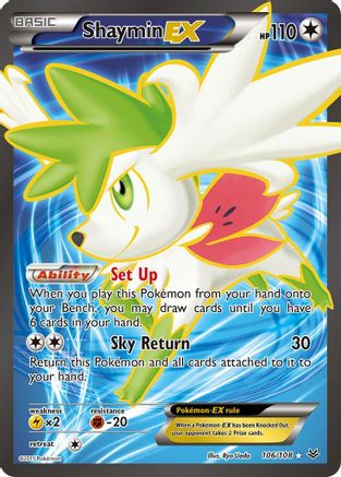 Shaymin EX (106/108) [XY: Roaring Skies] - Trinity Hobby