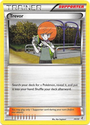 Trevor (20/30) [XY: Trainer Kit 1 - Bisharp] - Trinity Hobby