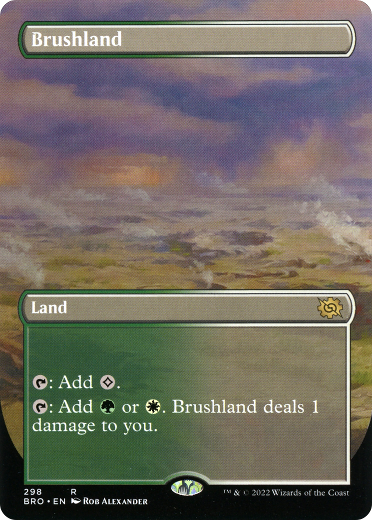 Brushland (Borderless Alternate Art) [The Brothers' War] - Trinity Hobby