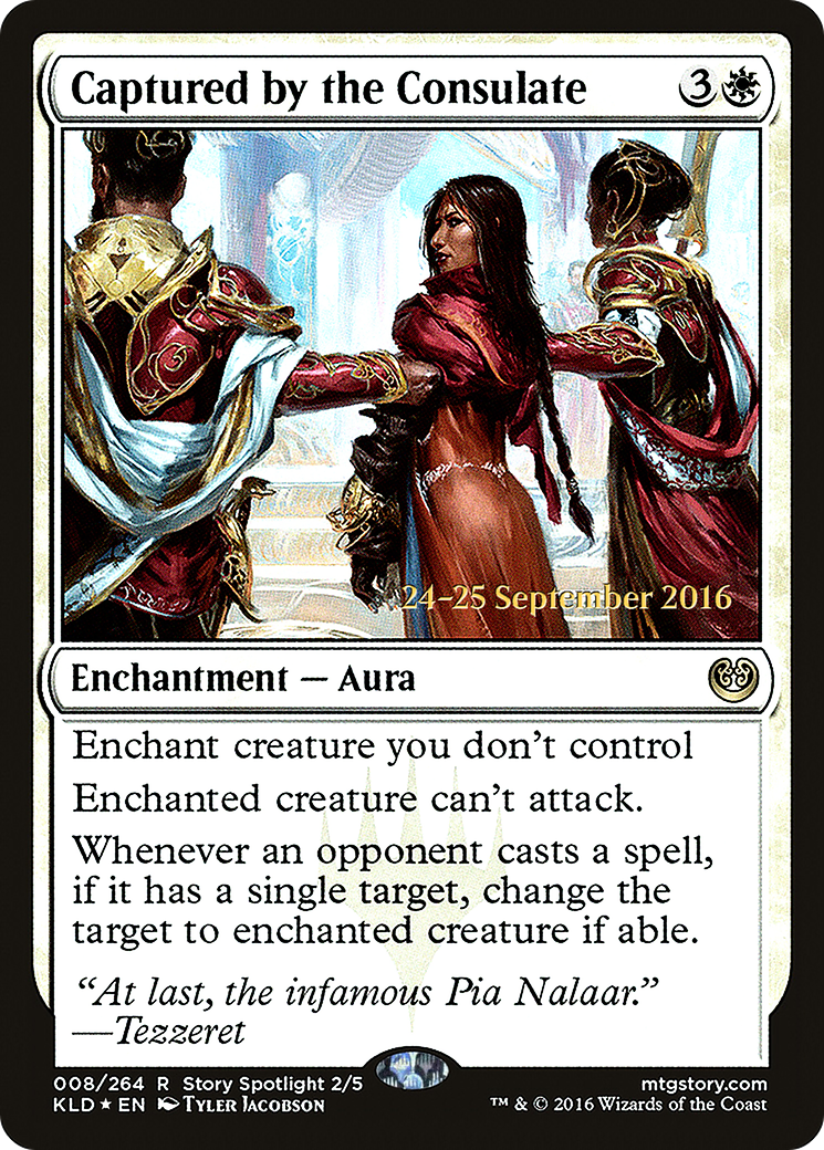 Captured by the Consulate [Kaladesh Prerelease Promos] - Trinity Hobby