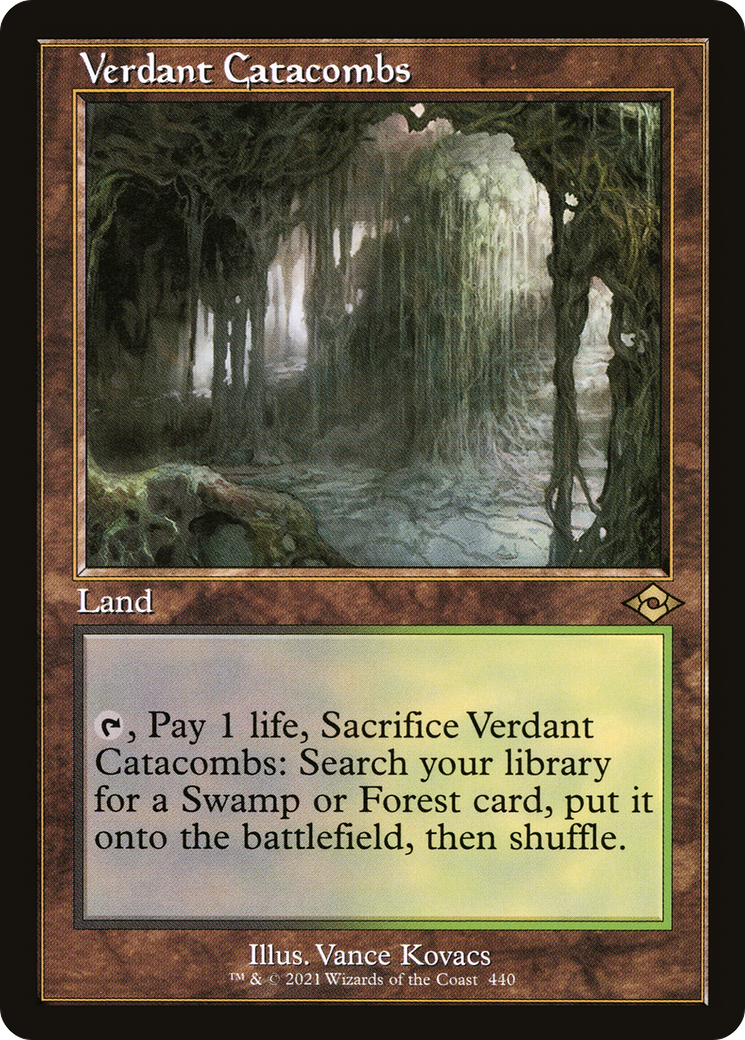 Verdant Catacombs [Etched Foil]  (MH2-440) - [Modern Horizons 2] - Trinity Hobby