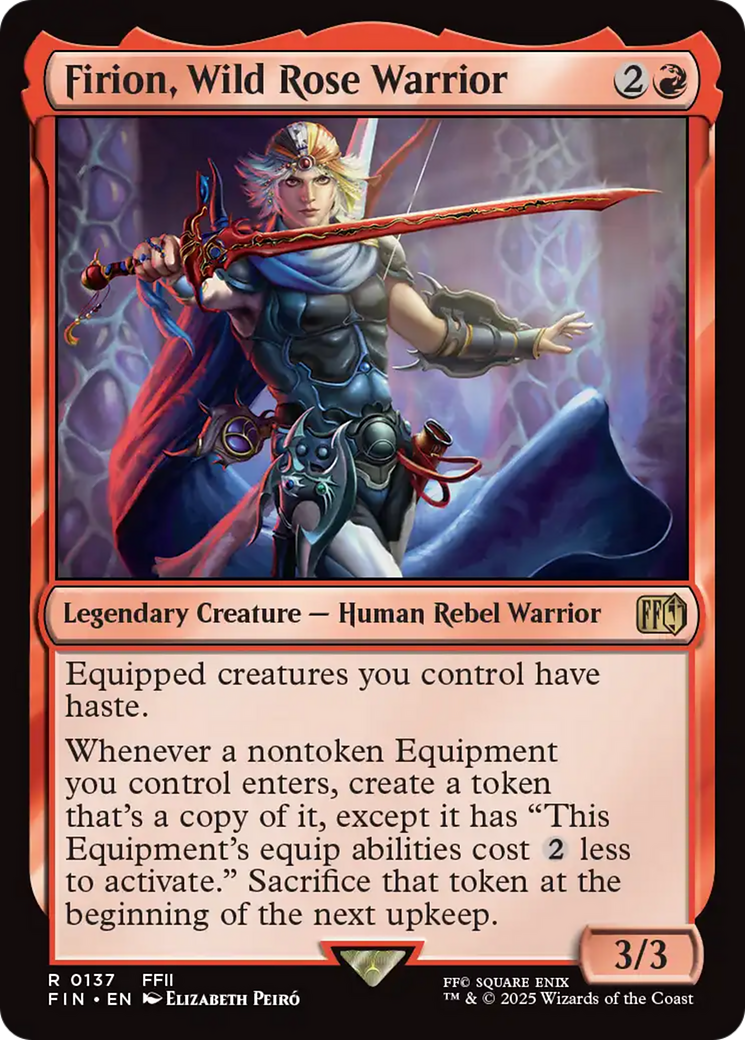 Firion, Wild Rose Warrior  [Foil]  (FIN-137) - [FINAL FANTASY]