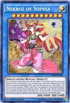 Nekroz of Sophia [CROS-EN038] Secret Rare - Trinity Hobby