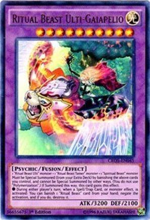Ritual Beast Ulti-Gaiapelio [CROS-EN045] Ultra Rare - Trinity Hobby