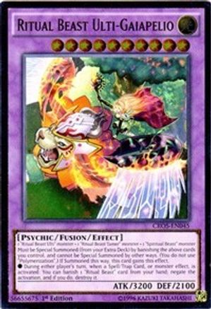 Ritual Beast Ulti-Gaiapelio (UTR) [CROS-EN045] Ultimate Rare - Trinity Hobby