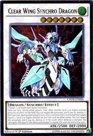 Clear Wing Synchro Dragon (UTR) [CROS-EN046] Ultimate Rare - Trinity Hobby