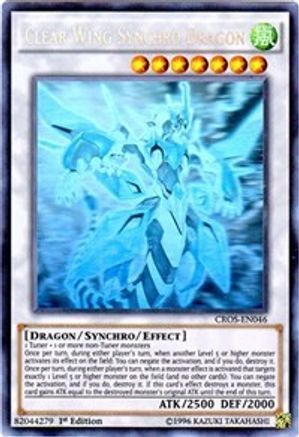 Clear Wing Synchro Dragon (Ghost Rare) [CROS-EN046] Ghost Rare - Trinity Hobby