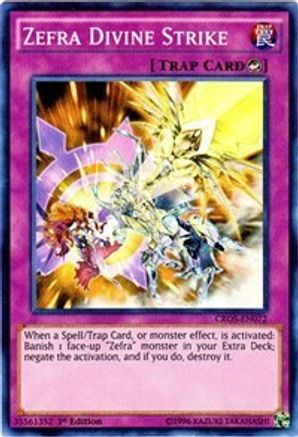 Zefra Divine Strike [CROS-EN072] Super Rare - Trinity Hobby