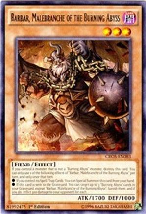 Barbar, Malebranche of the Burning Abyss [CROS-EN083] Rare - Trinity Hobby