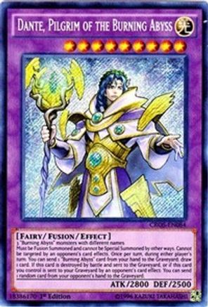 Dante, Pilgrim of the Burning Abyss [CROS-EN084] Secret Rare - Trinity Hobby
