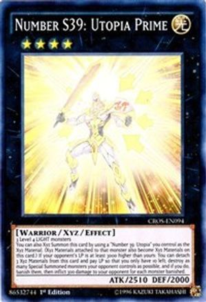 Number S39: Utopia Prime [CROS-EN094] Super Rare - Trinity Hobby