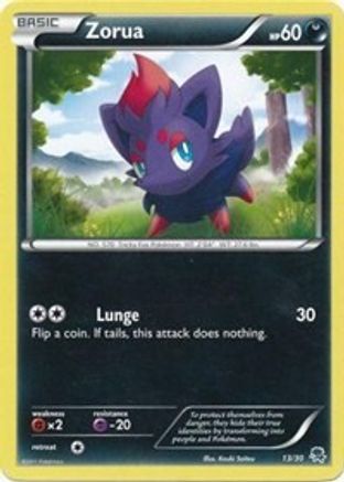 Zorua (23/30) [Black & White: Trainer Kit - Zoroark] - Trinity Hobby