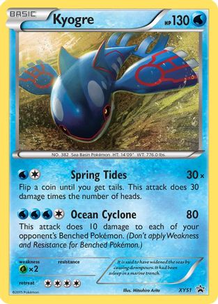 Kyogre (XY51) [XY: Black Star Promos] - Trinity Hobby
