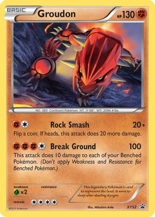 Groudon (XY52) [XY: Black Star Promos] - Trinity Hobby