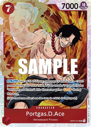 Portgas.D.Ace (OP02-013) - [Paramount War] Foil - Trinity Hobby