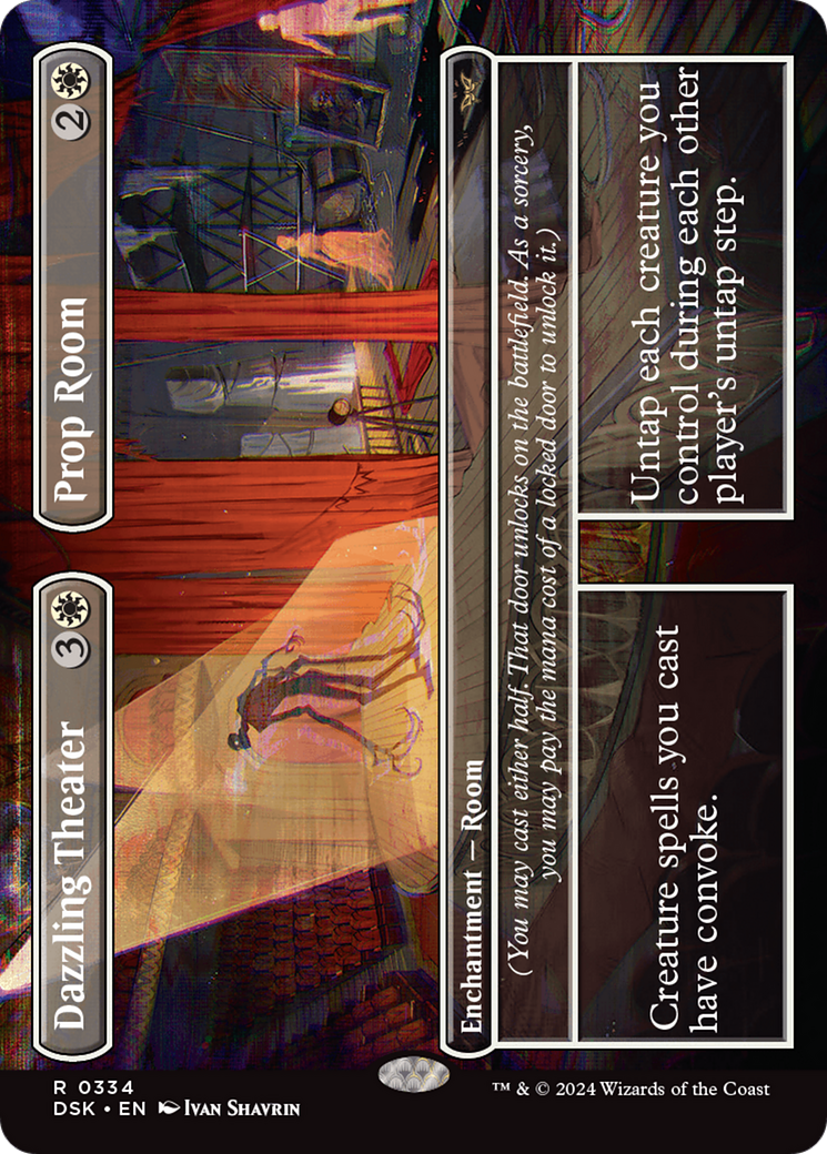 Dazzling Theater // Prop Room (Borderless) [Duskmourn: House of Horror] - Trinity Hobby