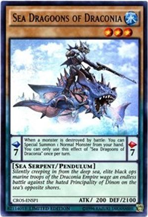 Sea Dragoons of Draconia (CROS-ENSP1) [CROS-ENSP1] Ultra Rare - Trinity Hobby