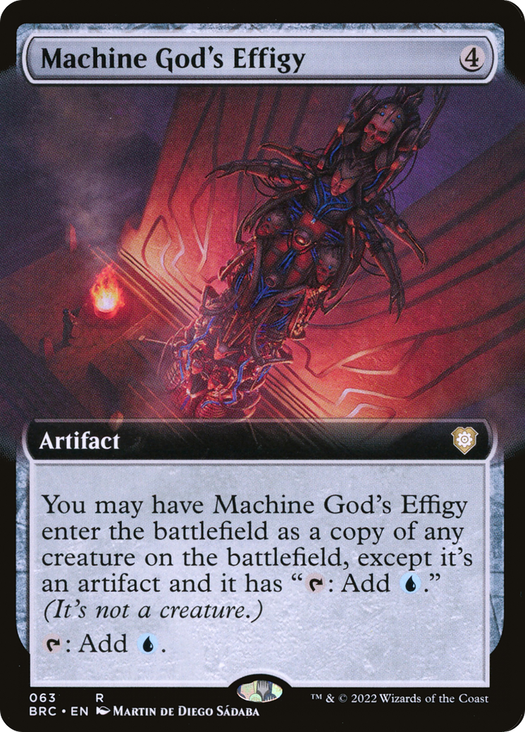Effigie de Dieu machine (art étendu) [Commandant de guerre des frères] 