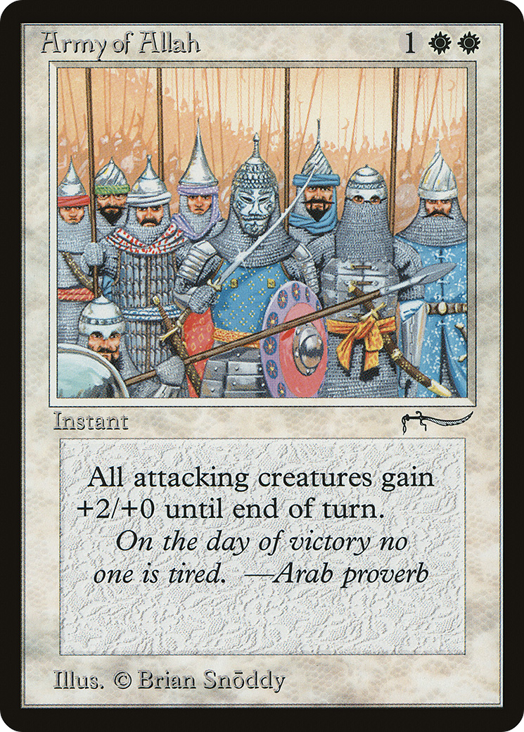 Army of Allah (Light Mana Cost) [Arabian Nights] - Trinity Hobby
