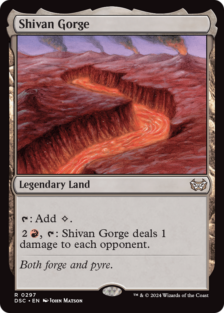 Shivan Gorge [Duskmourn: House of Horror Commander] - Trinity Hobby