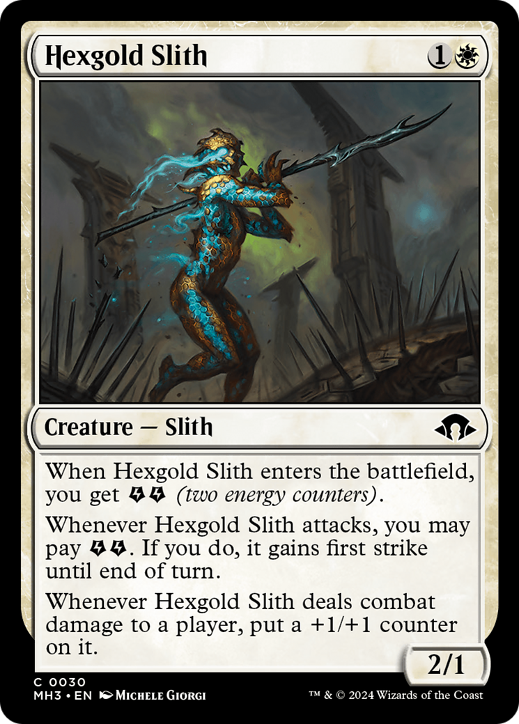 Hexgold Slith [Modern Horizons 3] - Trinity Hobby