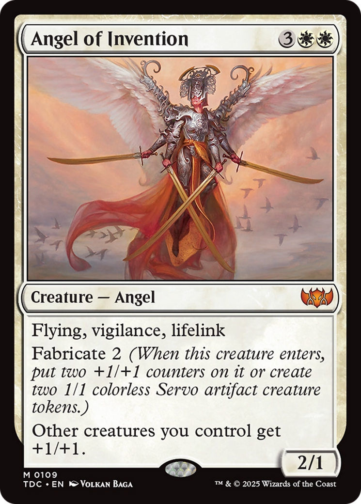 Angel of Invention (TDC-109) - [Commander: Tarkir: Dragonstorm] - Trinity Hobby