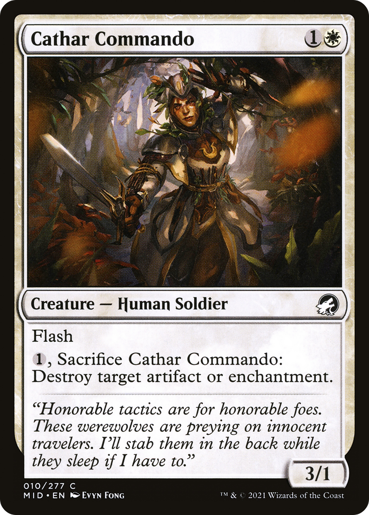 Cathar Commando [Innistrad: Midnight Hunt] - Trinity Hobby