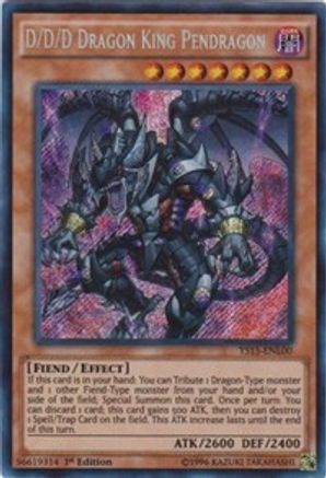 D/D/D Dragon King Pendragon [YS15-ENL00] Secret Rare - Trinity Hobby