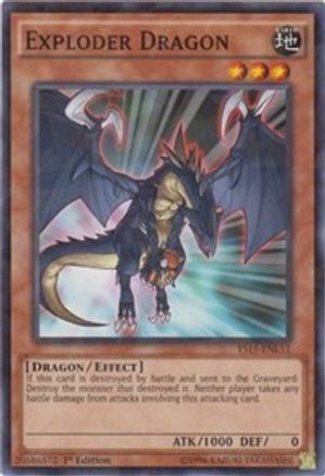 Exploder Dragon [YS15-ENL12] Shatterfoil Rare - Trinity Hobby