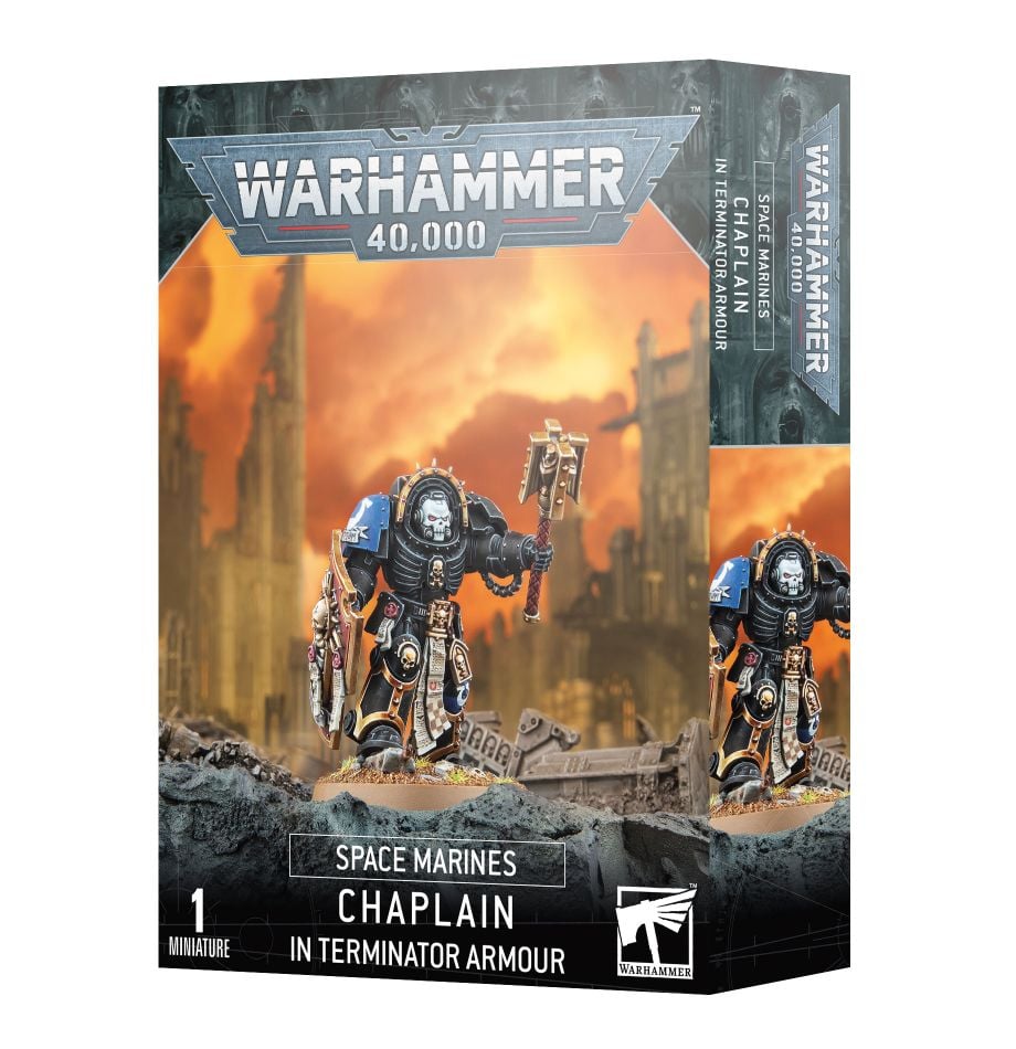 SPACE MARINES: CHAPLAIN IN TERMINATOR ARMOUR - Trinity Hobby