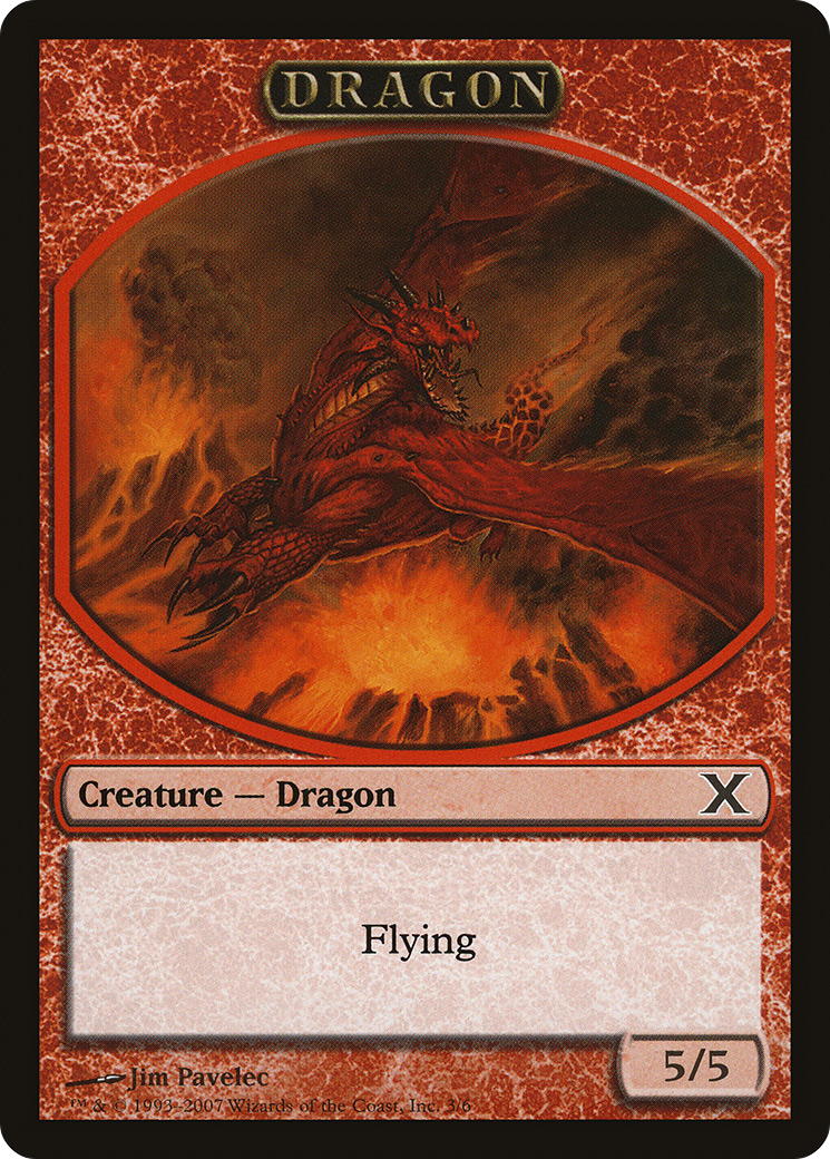 Jeton Dragon [Jetons de la dixième édition] 