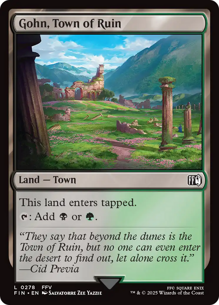 Gohn, Town of Ruin  (FIN-278) - [FINAL FANTASY]