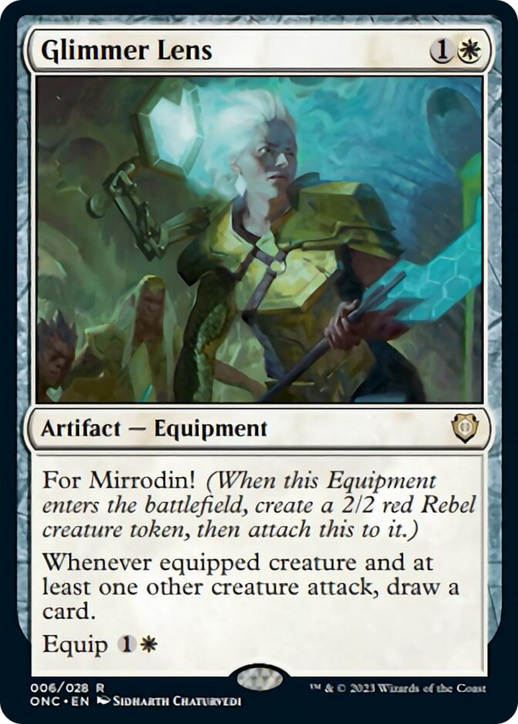 Glimmer Lens [Phyrexia: All Will Be One Commander] - Trinity Hobby