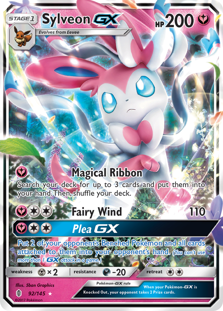 Sylveon GX (92/145) [Sun & Moon: Guardians Rising] - Trinity Hobby