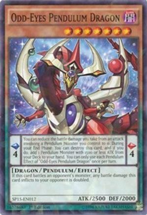 Odd-Eyes Pendulum Dragon [SP15-EN012] Shatterfoil Rare - Trinity Hobby