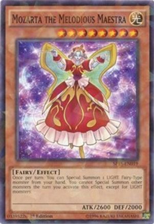 Mozarta the Melodious Maestra [SP15-EN019] Shatterfoil Rare - Trinity Hobby