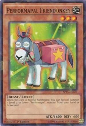 Performapal Friendonkey [SP15-EN026] Shatterfoil Rare - Trinity Hobby