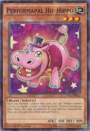 Performapal Hip Hippo [SP15-EN015] Shatterfoil Rare - Trinity Hobby