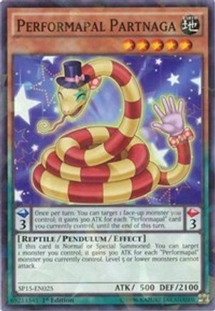 Performapal Partnaga [SP15-EN025] Shatterfoil Rare - Trinity Hobby