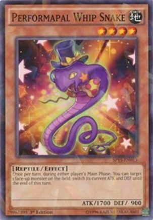 Performapal Whip Snake [SP15-EN013] Shatterfoil Rare - Trinity Hobby