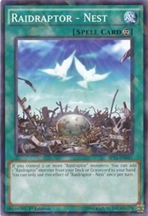 Raidraptor - Nest [SP15-EN045] Shatterfoil Rare - Trinity Hobby