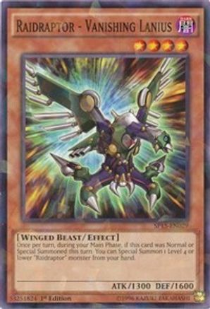 Raidraptor - Vanishing Lanius [SP15-EN029] Shatterfoil Rare - Trinity Hobby