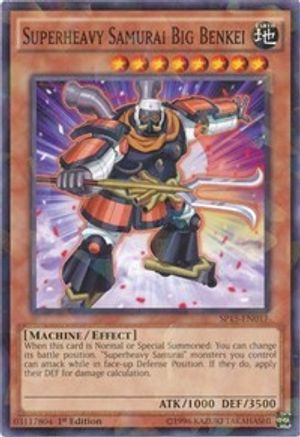 Superheavy Samurai Big Benkei [SP15-EN017] Shatterfoil Rare - Trinity Hobby