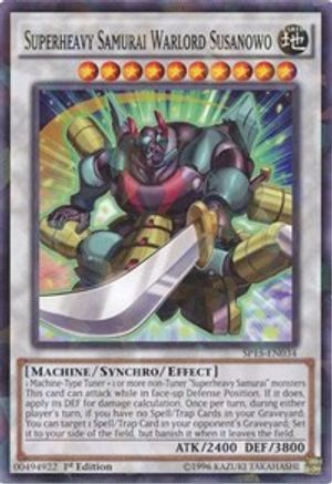 Superheavy Samurai Warlord Susanowo [SP15-EN034] Shatterfoil Rare - Trinity Hobby